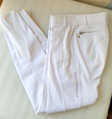 NEU Schockemohle Sport Reithose ''Victoy'' Style - Weiß (S)