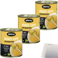 Menzi HüHner Suppe Konzentriert 1:10 3Er Pack 3X800G Dose Usy Block