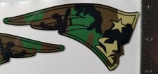 New England Patriots Camo Mini Size football helmet decals set