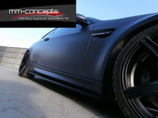 CUP Seitenschweller SCHWARZ für BMW M3 3er E92 E93 Leisten Side Skirts Schweller