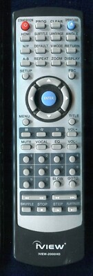 iView 2000HD Remote Control - Fully Tested & Working - FREE SHIPPING