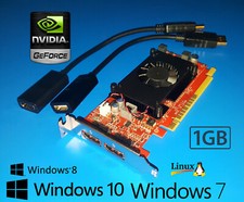 Dell Optiplex Slim 755 760 780 790 960 980 990 1GB GeForce Video Card Dual HDMI