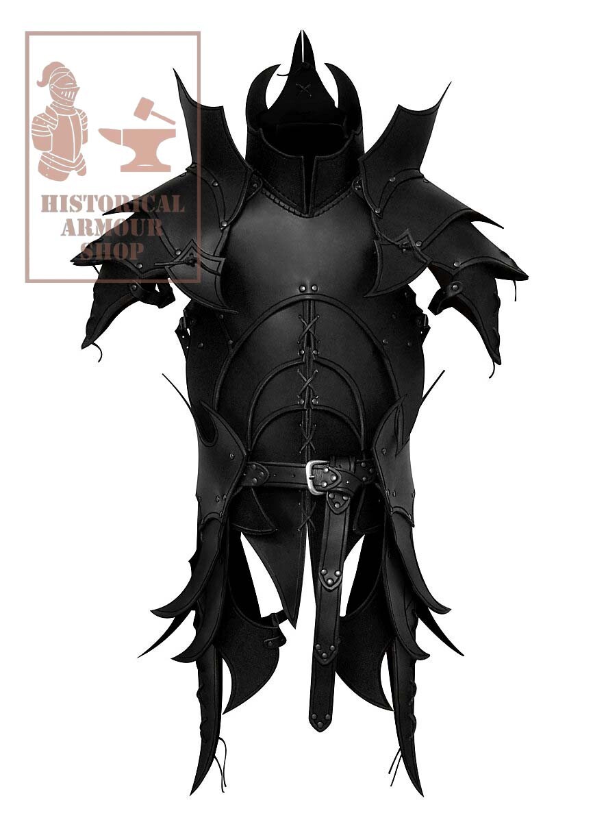 Disfraz de Halloween The Witcher Cuero Armadura Cosplay Larp Armadura Demonio Disfraz sca