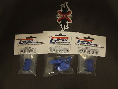 XMODS EVO GPM ALLOY GEARBOX COVERS XME012A, XME013A & XME013B BLUE NEW ALUMINUM