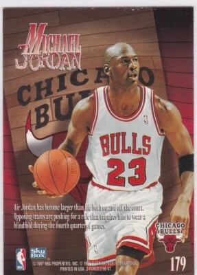 MICHAEL JORDAN 1996/97 SKYBOX Z-FORCE Zupermen Basketball Card