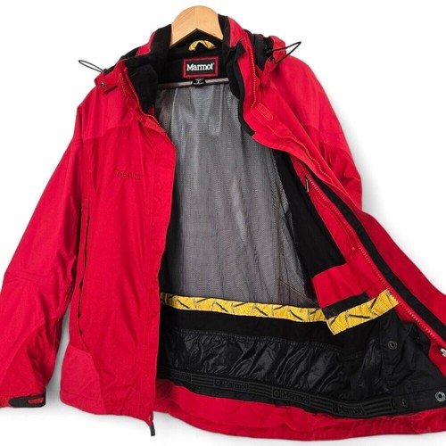Marmot Hooded Winter Mountain Jacket Women's Tech Pocket Mesh Lined Snow Ski L - Picture 2 of 10