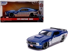 1970 FORD MUSTANG BOSS "WINTER SOLDIER" MARVEL 1/32 DIECAST MODEL CAR JADA 31745