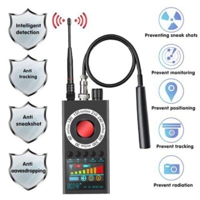 K19 PRO RF GSM BUG DETECTOR FREQUENCY SCANNER SWEEPER CAM GPS TRACKER FINDER NEW