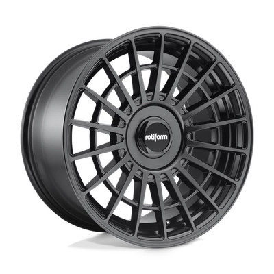 Rotiform LAS-R 17x8 +30 Matte Black Wheel 5x100 5x114.3 (QTY 1) R142178003+30