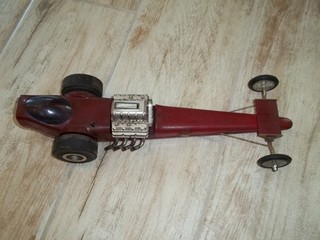 COX ELIMINATOR RARE RED SLINGSHOT DRAGSTER .049 POWERED TETHER CAR