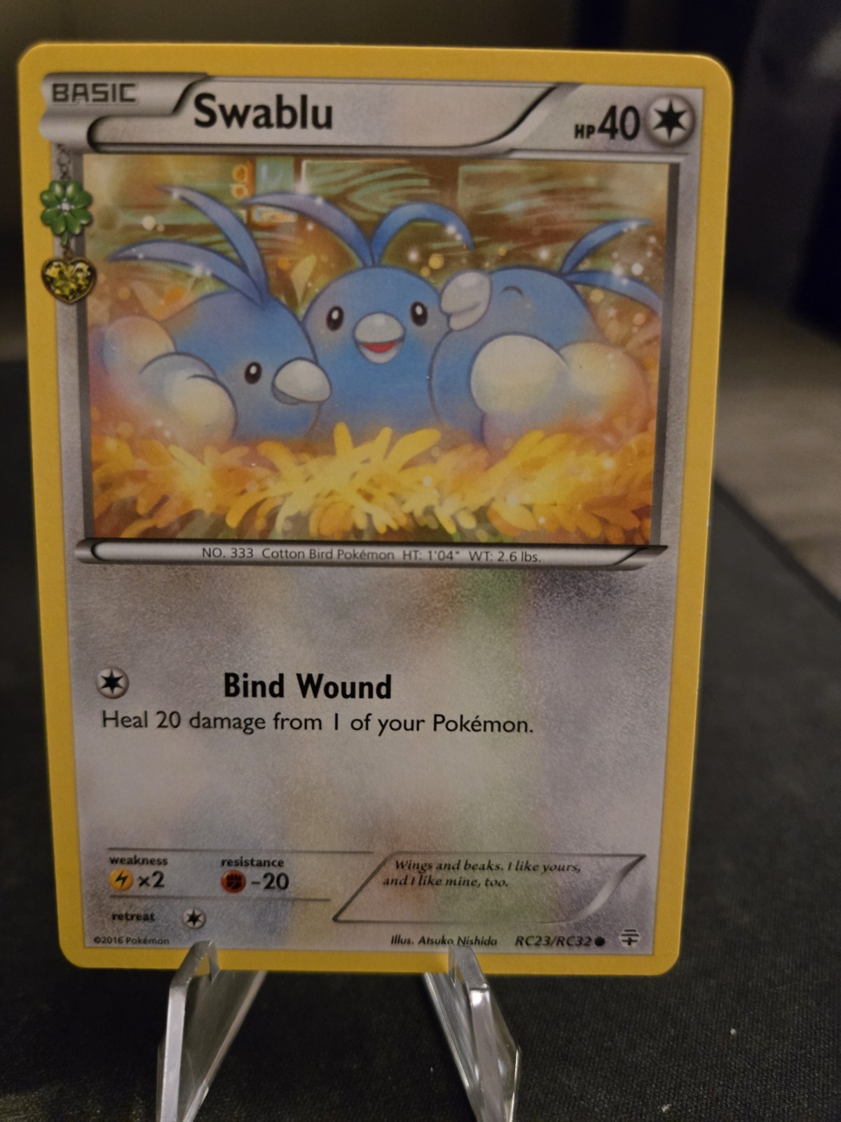 Pokémon TCG Swablu RC23/RC32 Generations Radiant Collection - NM