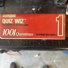 Coleco Quiz Wiz 1980  5 1001 Questions On Trivia, Replacement Book Only