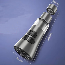 Universal 3 Mode Kitchen Faucet Adapter Aerator Shower Head Filter Home Water Sa