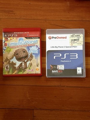 LittleBigPlanet GOTY LittleBigPlanet2 Special Edition Bndle PS3 No Manual Tested
