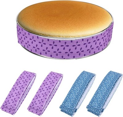 4 Pcs Bake Even Strips Super Absorbent Thick Cotton Strip Cake Pan Dampen