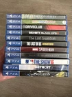 PS4 Games Lot (11 Titles) PlayStation 4 video Game Lot