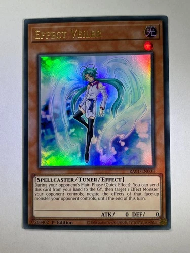 Effect Veiler RA01-EN003 Ultra Rare 1st Edition YuGiOh Card NM
