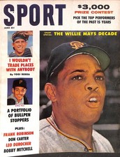 JUNE 1961 SPORT MAGAZINE, WILLIE MAYS, YOGI BERRA, ELROY FACE ON  COVER