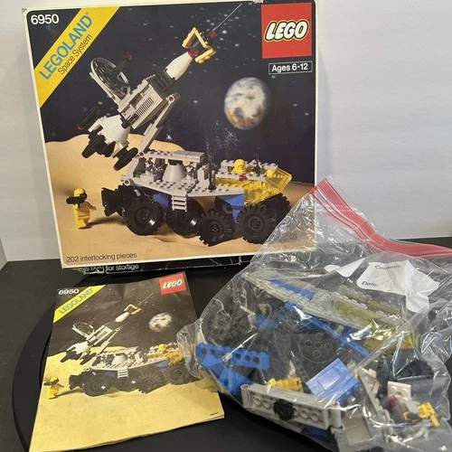 6950 LEGO Classic Space Set - Mobile Rocket Transport 100% complete w/box 1982