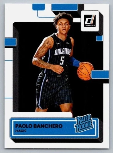 2022-23 Panini Donruss Paolo Banchero Orlando Magic Rookie Card #201