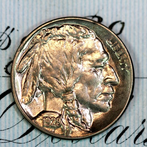 * 1928-S * SUPERB+ GEM BU MS BUFFALO NICKEL * FROM ORIGINAL COLLECTION