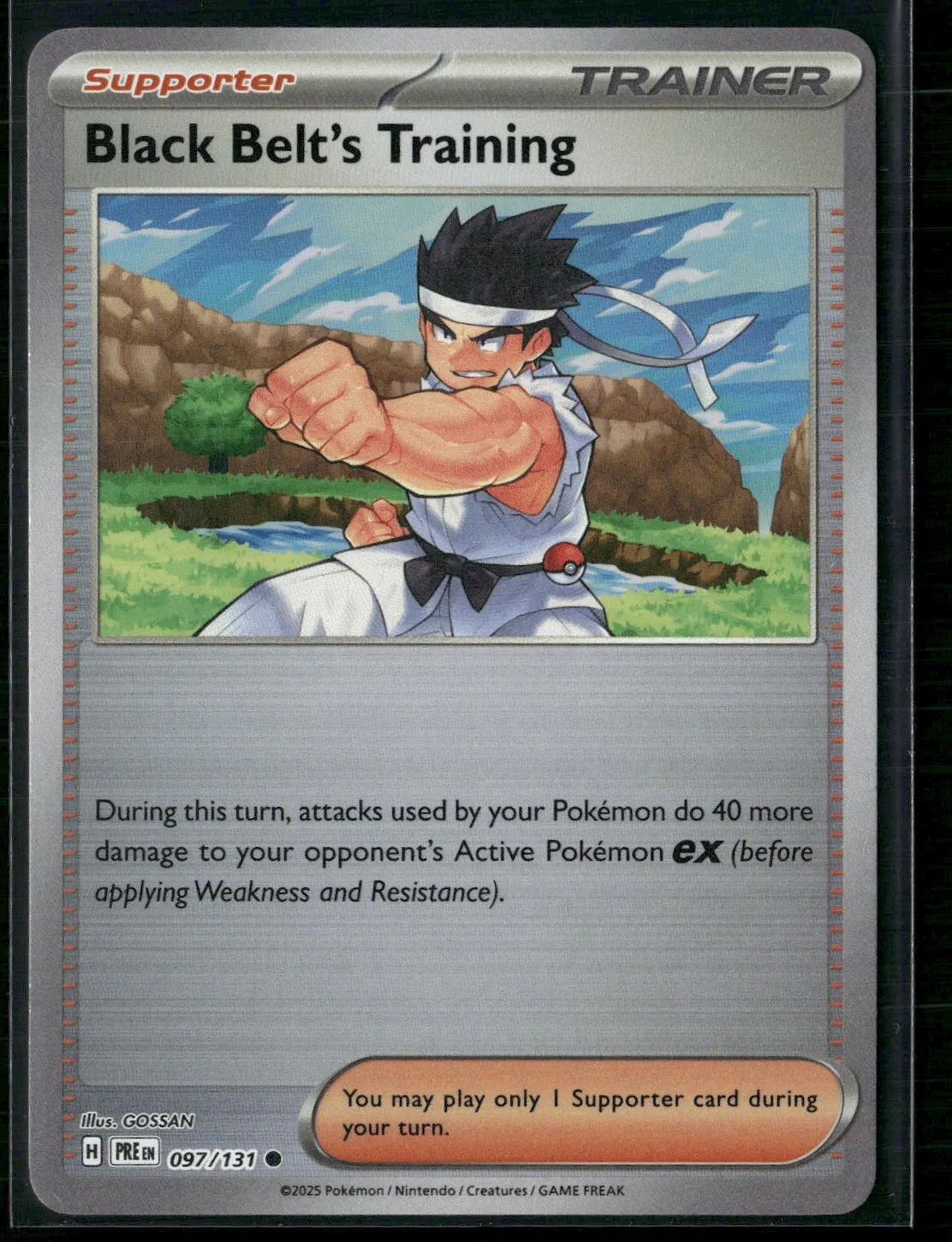Black Belt's Training #97/131 2025 Prismatic Evolutions Pokeball