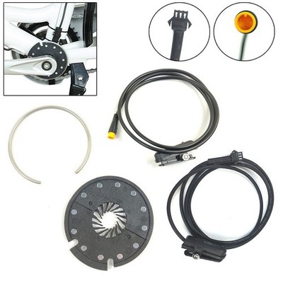 12 Magnet Electric Bike Split PAS Pedal Assist Sensor-Cadence Speed Easy-Fitting
