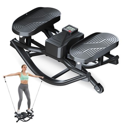 HOWHAI Rock Stepper for Exercise at Home, Low-Impact Side to Side Rocking Sta...