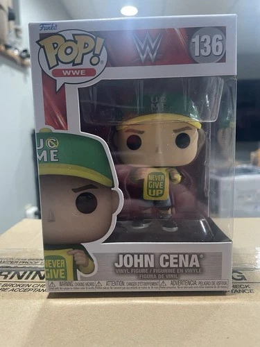 Funko Pop! Vinyl: WWE John Cena #136 In Pop Protector Brand New Never Opened