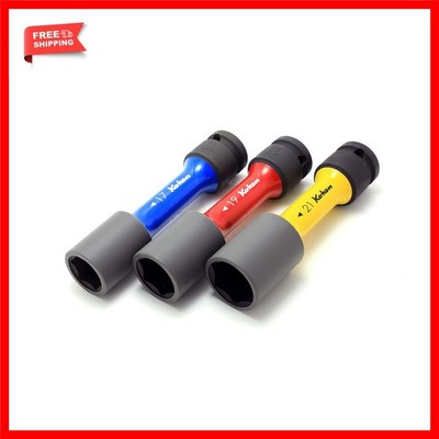 Ko-ken 14201M 1/2'' Drive 3-Piece Wheel Nut Socket Set