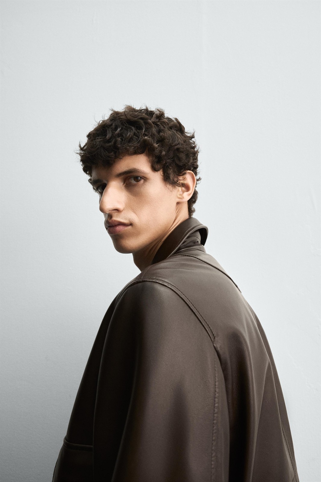 Harry Lambert Brown Polka Dot Leather Jacket | Zara x Disney|M- image 7