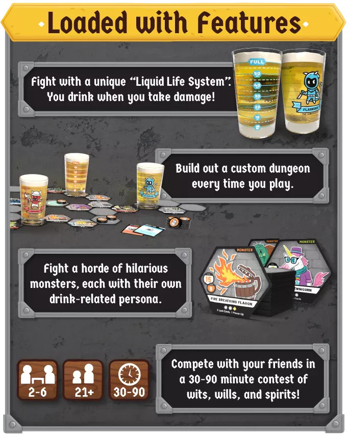 Heroes of Barcadia - Board Game