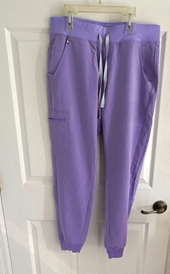 FIGS Women's Technical Collection Scrub Jogger Pants Lavender Size M