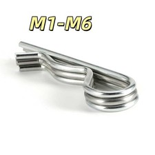 R Pin Shaft Clips Cotter Pins Split Pins 304 Stainless Steel/Carbon Steel M1-M6