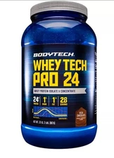 Whey Tech Pro 24 Whey Protein Isolate & Concentrate - Rich Chocolate  (2 lbs)