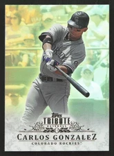 2013 Topps Tribute Carlos Gonzalez #6 Card