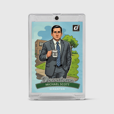 #ad Michael Scott The Office Downtown Art Trading Card Limited Edition 50 $14.99