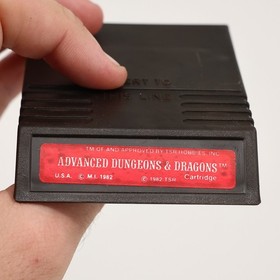 Vintage Mattel Intellivision Advanced Dungeons & Dragons Game Cartridge Box 1982