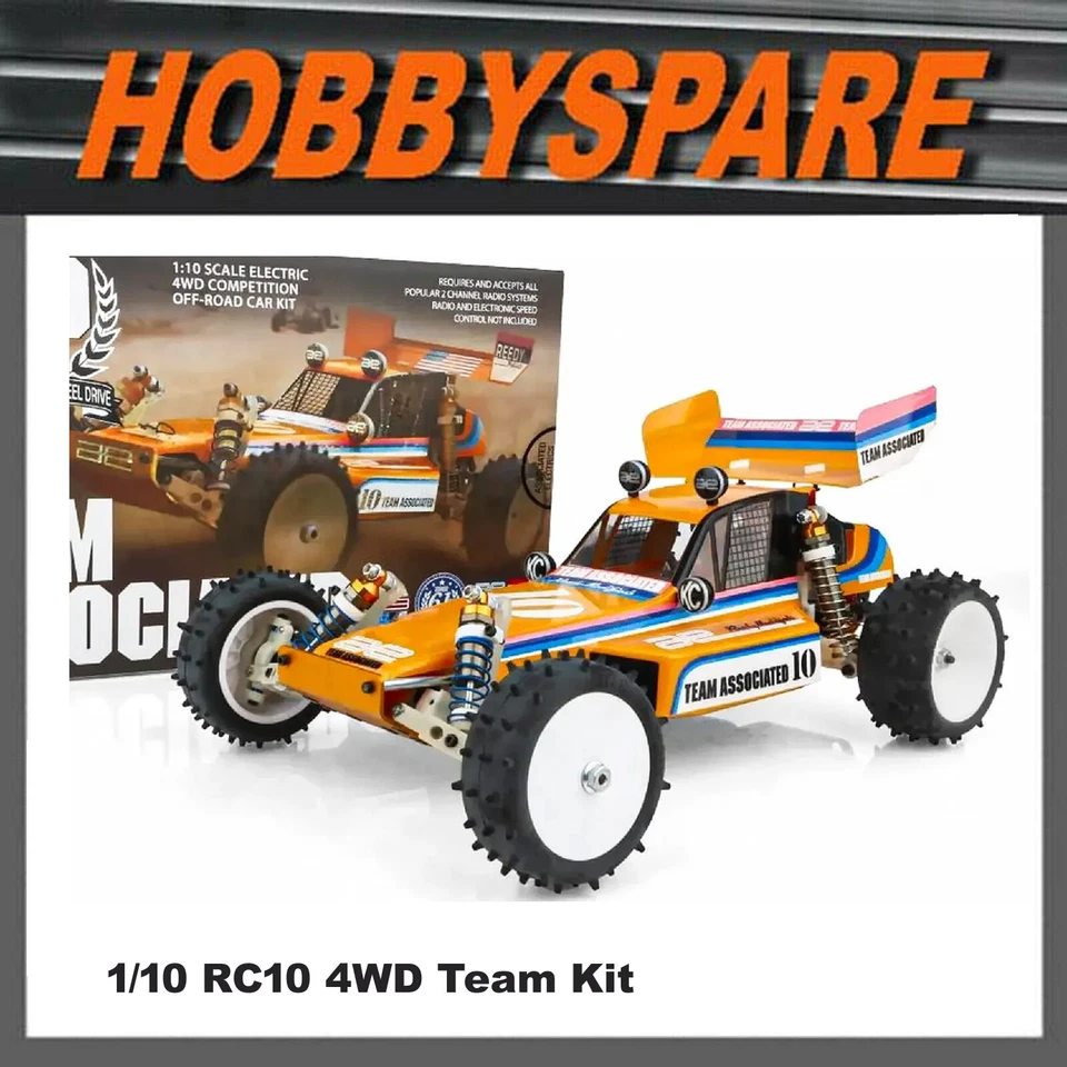 NEW TEAM ASSOCIATED RC10 4WD BELT DRIVE BUGGY TEAM CAR KIT 1/10 EP 6046 - image 1 of 4
