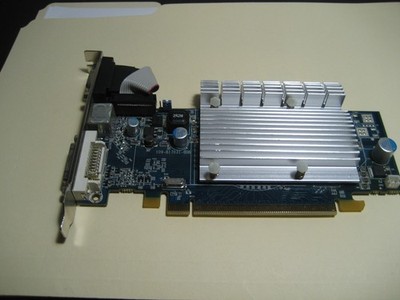 ATI Radeon HD2400Pro 528Mb x16 PCIe Video Card (VGA, DVI, S-Vid Outputs)