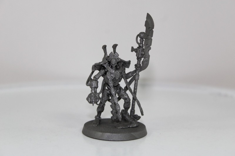 Warhammer 40k Necrons Necron Overlord with Tachyon Arrow good cond 72826