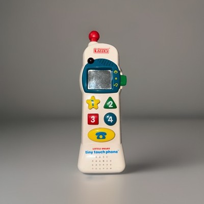 Vintage VTech Little Smart Tiny Touch Phone Baby Toy *WORKS*