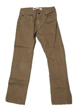 Boys Youth LEVI CORDUROY PANTS 511 14 REG 27X27 Skinny Khaki Camel 100 Cotton