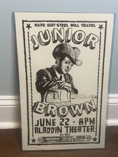 MXP-274.3 Junior Brown Aladdin Theater 2000 -  11x17 - Mike King - Original