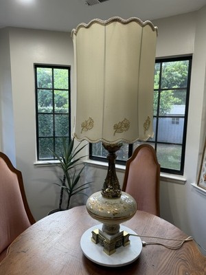 RARE Vintage Carl Falkenstein Lamp Hollywood Regency MCM Brass