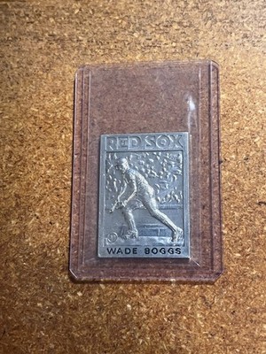 1986 Topps Gallery of Champions Premium Aluminum # 510 Wade Boggs