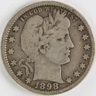 VG/F 1898 Barber Quarter