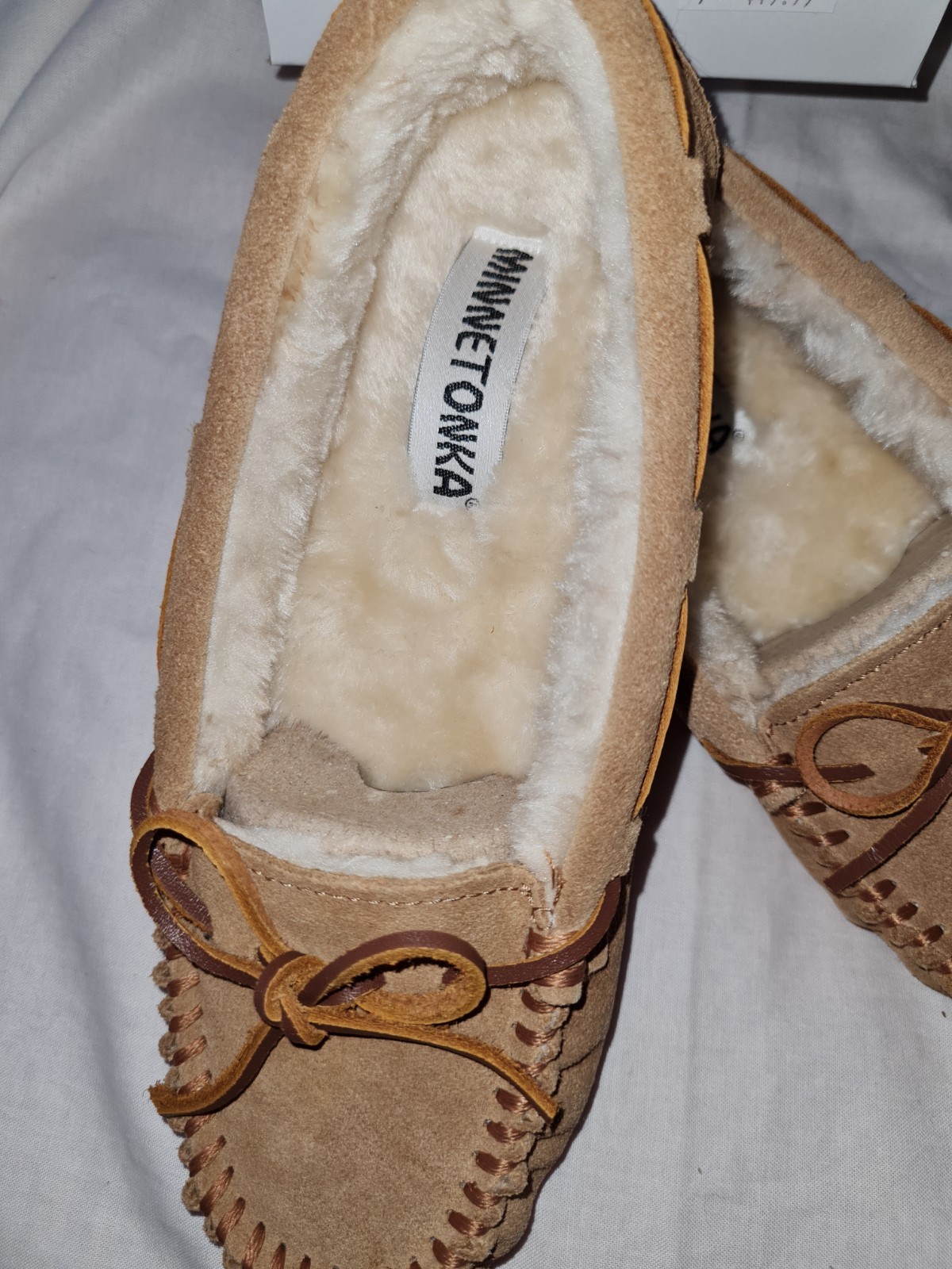 SAOLA Minnetonka Ciabatte Donna Cally 4011 Cannella Suola Rigida Taglia 7