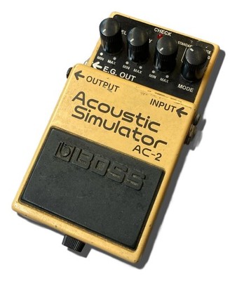 BOSS AC-2 Acoustic simulator  Processor Pedal 8205 Tested & Works