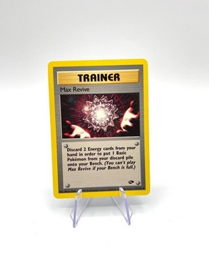Max Revive 117/132 Gym Challenge English Pokemon Card Excellent Vintage No Holo